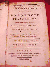 EDITION 1740 DON QUIXOTE TR. BY CHARLES JARVIS 4.jpg (26563 bytes)
